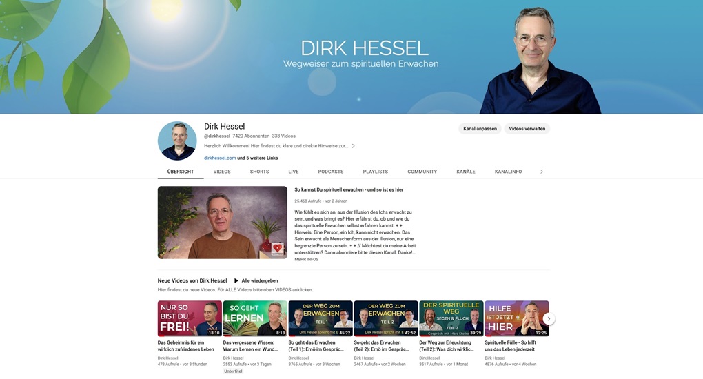 YouTube-Kanal von Dirk Hessel